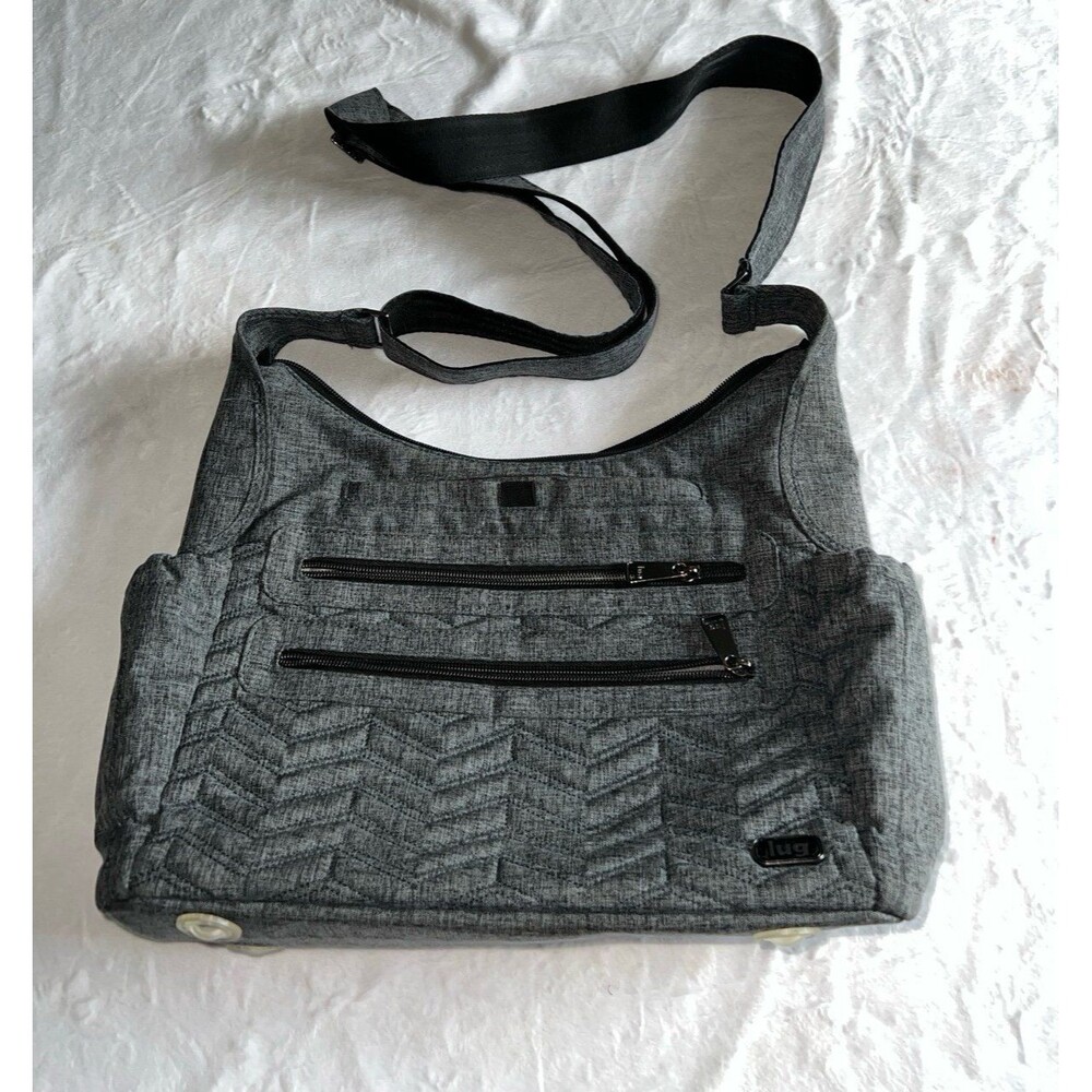 Lug camper crossbody in Heather gray